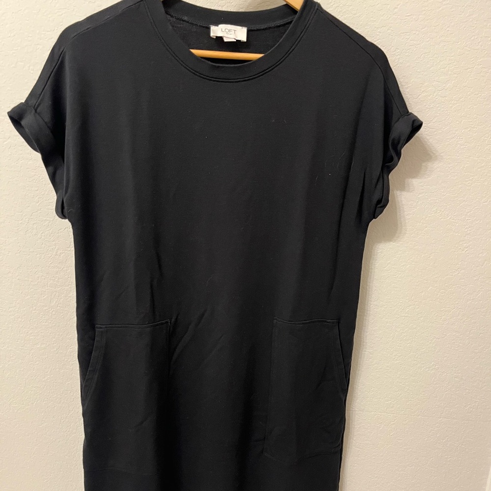 LOFT Classic Black Short Sleeve Tee
